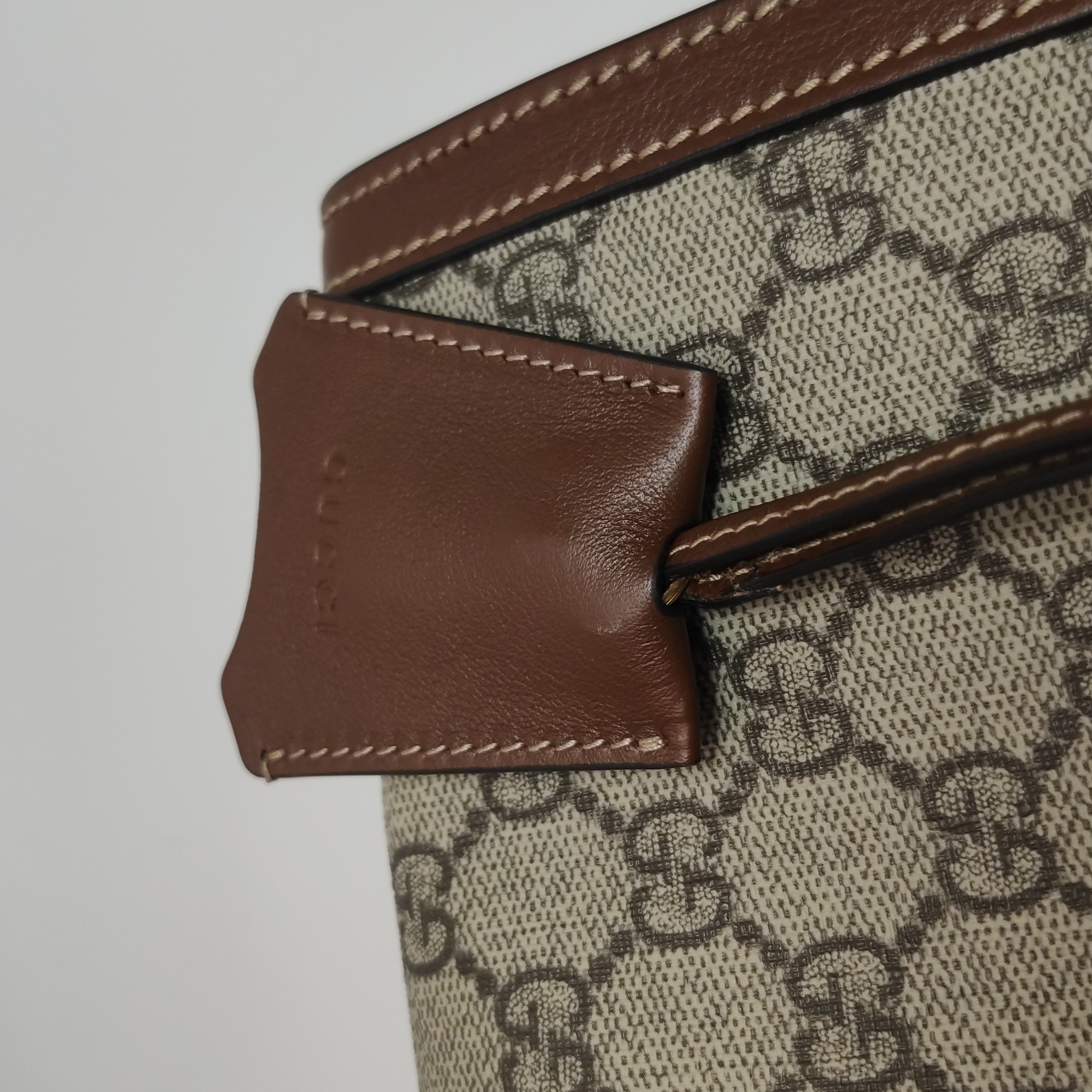Gucci Padlock Chain Tote GG Coated Canvas with Leather Medium — photo 11 of 23