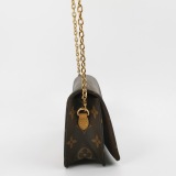 Louis Vuitton(LV) Lily Wallet on Chain Monogram Canvas — thumbnail 4