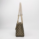 Gucci Padlock Chain Tote GG Coated Canvas with Leather Small — thumbnail 3
