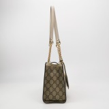 Gucci Padlock Chain Tote GG Coated Canvas with Leather Small — thumbnail 4