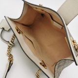 Gucci Padlock Chain Tote GG Coated Canvas with Leather Small — thumbnail 7