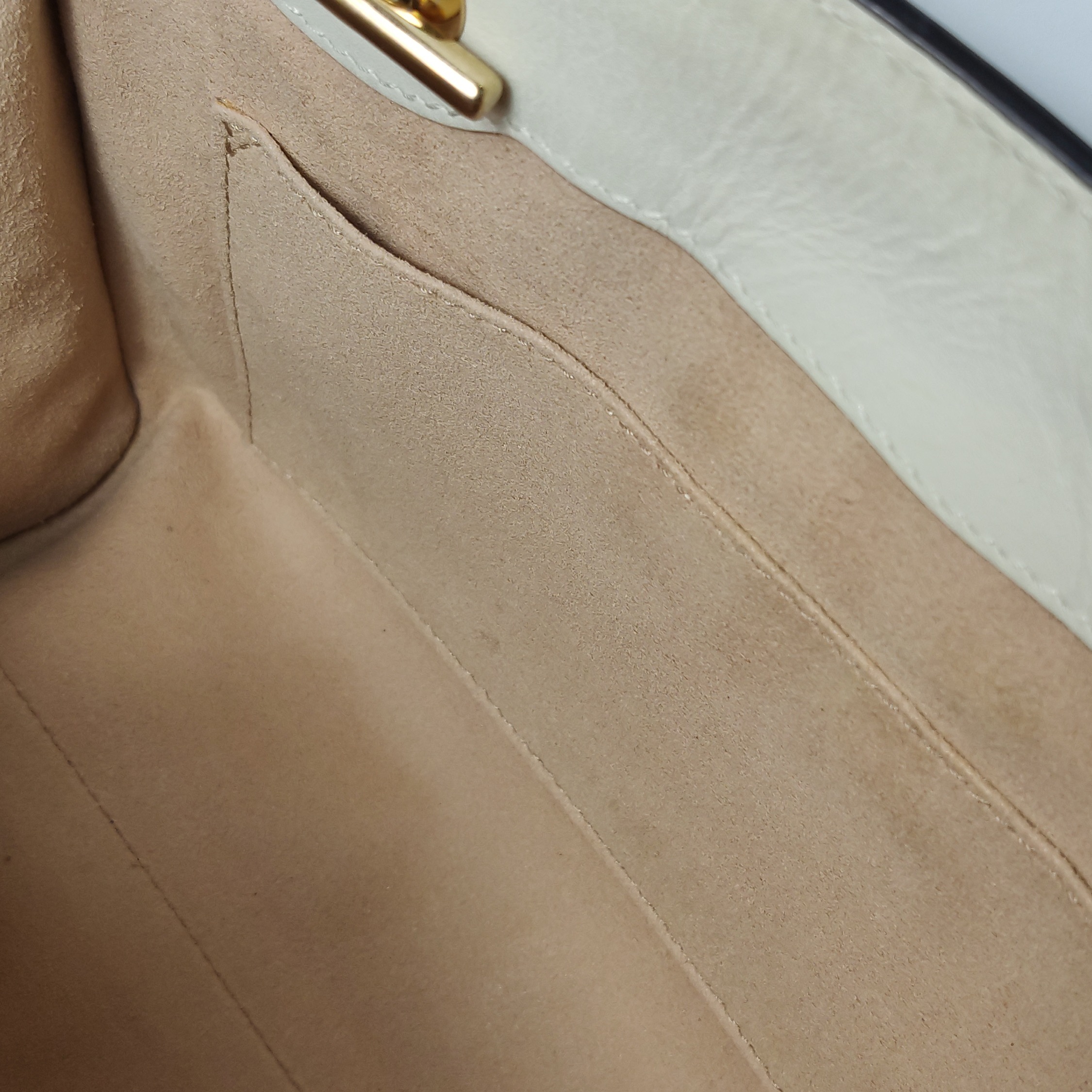 Gucci Padlock Chain Tote GG Coated Canvas with Leather Small — photo 9 of 24