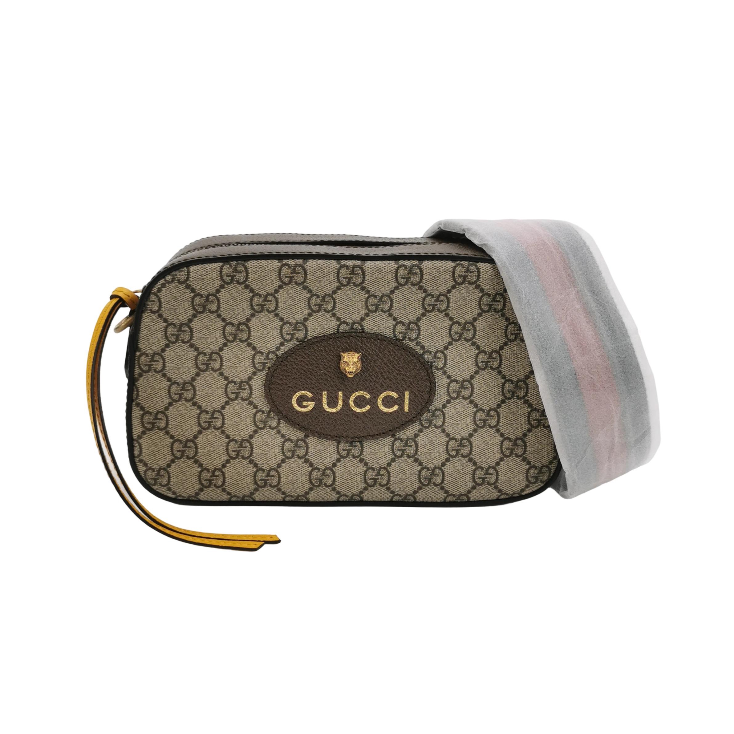  Gucci Neo Vintage Camera Messenger Bag GG Coated Canvas