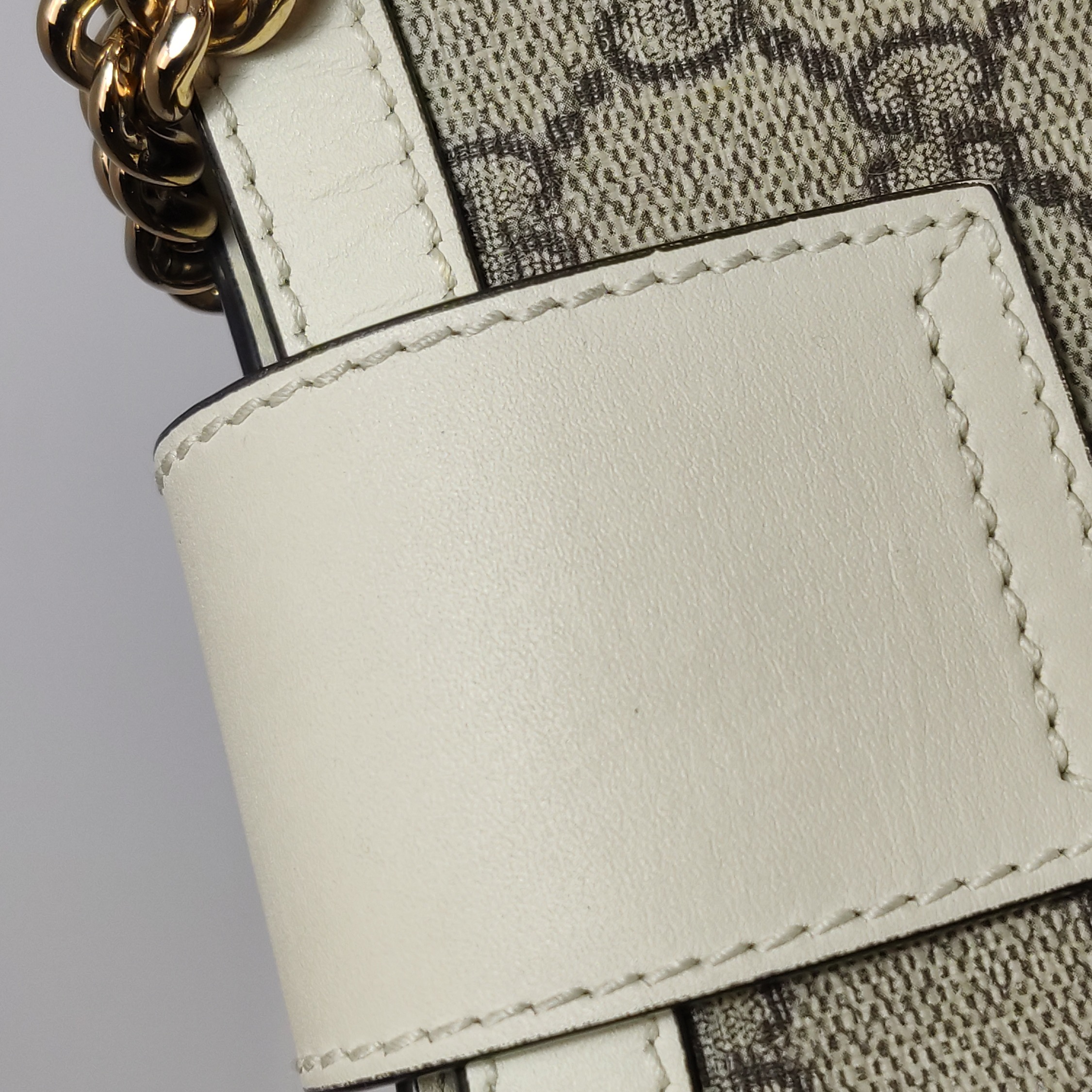 Gucci Padlock Chain Tote GG Coated Canvas with Leather Small — photo 17 of 24