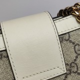 Gucci Padlock Chain Tote GG Coated Canvas with Leather Small — thumbnail 17