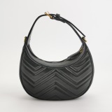 Gucci GG Marmont Half Moon Hobo Matelasse Leather Small — thumbnail 5