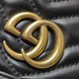 Gucci GG Marmont Half Moon Hobo Matelasse Leather Small — thumbnail 12