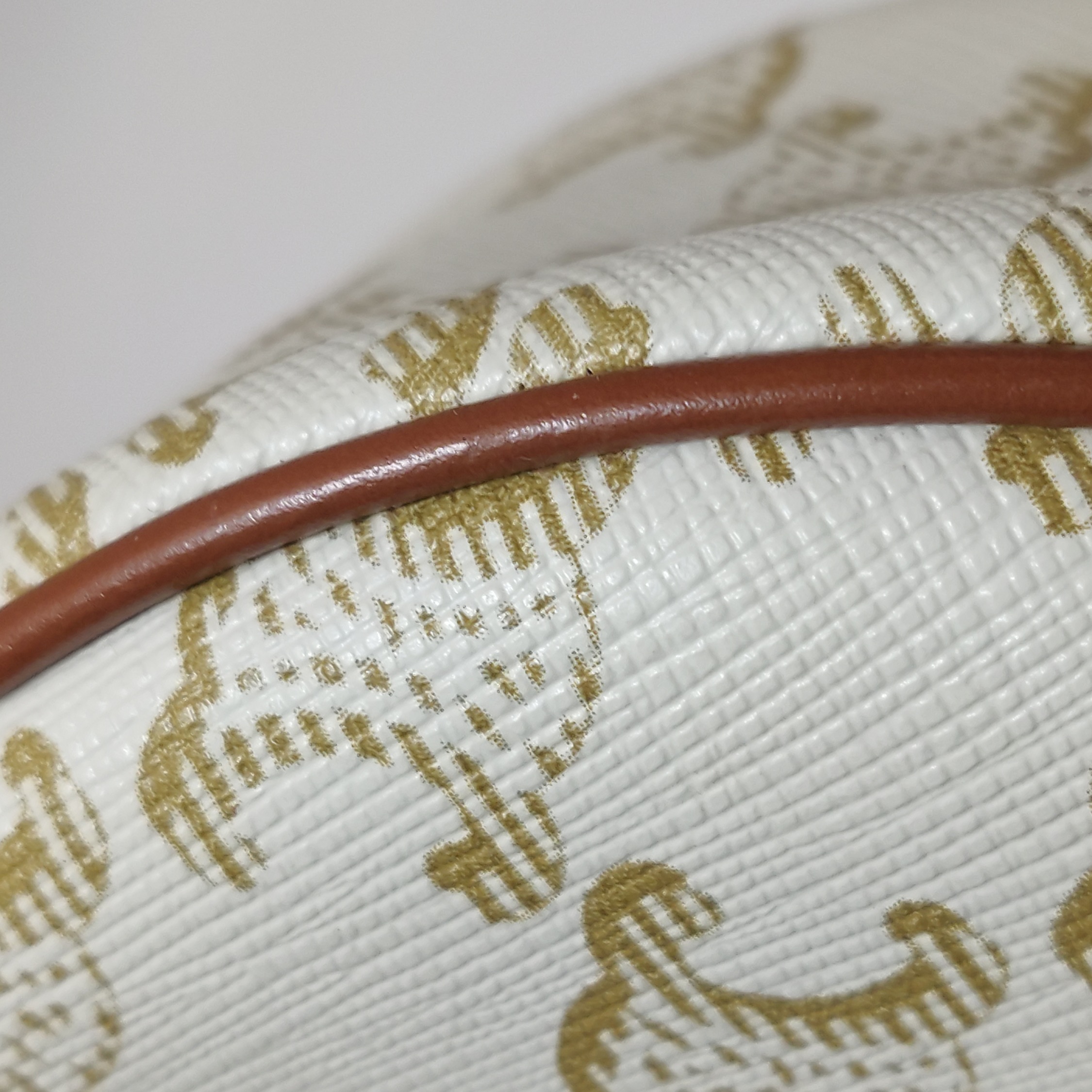 Celine Ava Coated Canvas Beige — photo 12 of 16