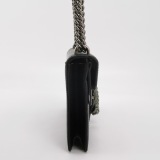 Gucci Calfskin Mini Dionysus Chain Wallet Black — thumbnail 4