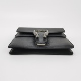 Gucci Calfskin Mini Dionysus Chain Wallet Black — thumbnail 6
