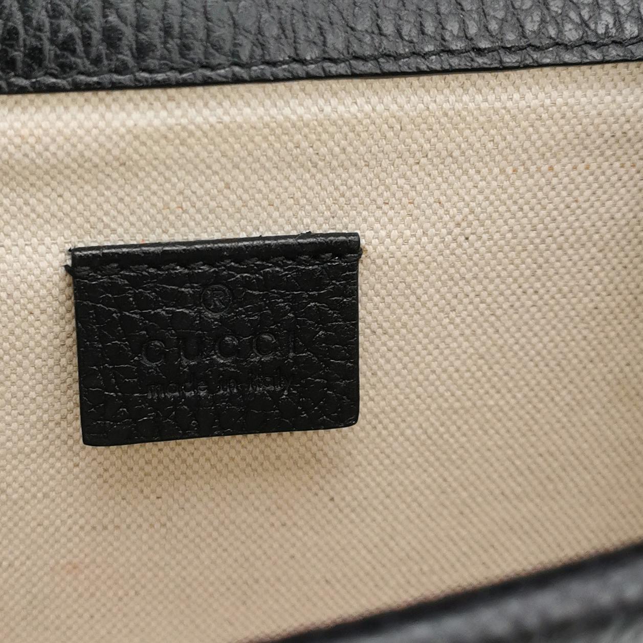 Gucci Calfskin Mini Dionysus Chain Wallet Black — photo 8 of 15
