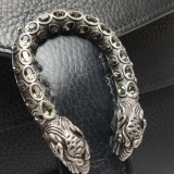 Gucci Calfskin Mini Dionysus Chain Wallet Black — thumbnail 14