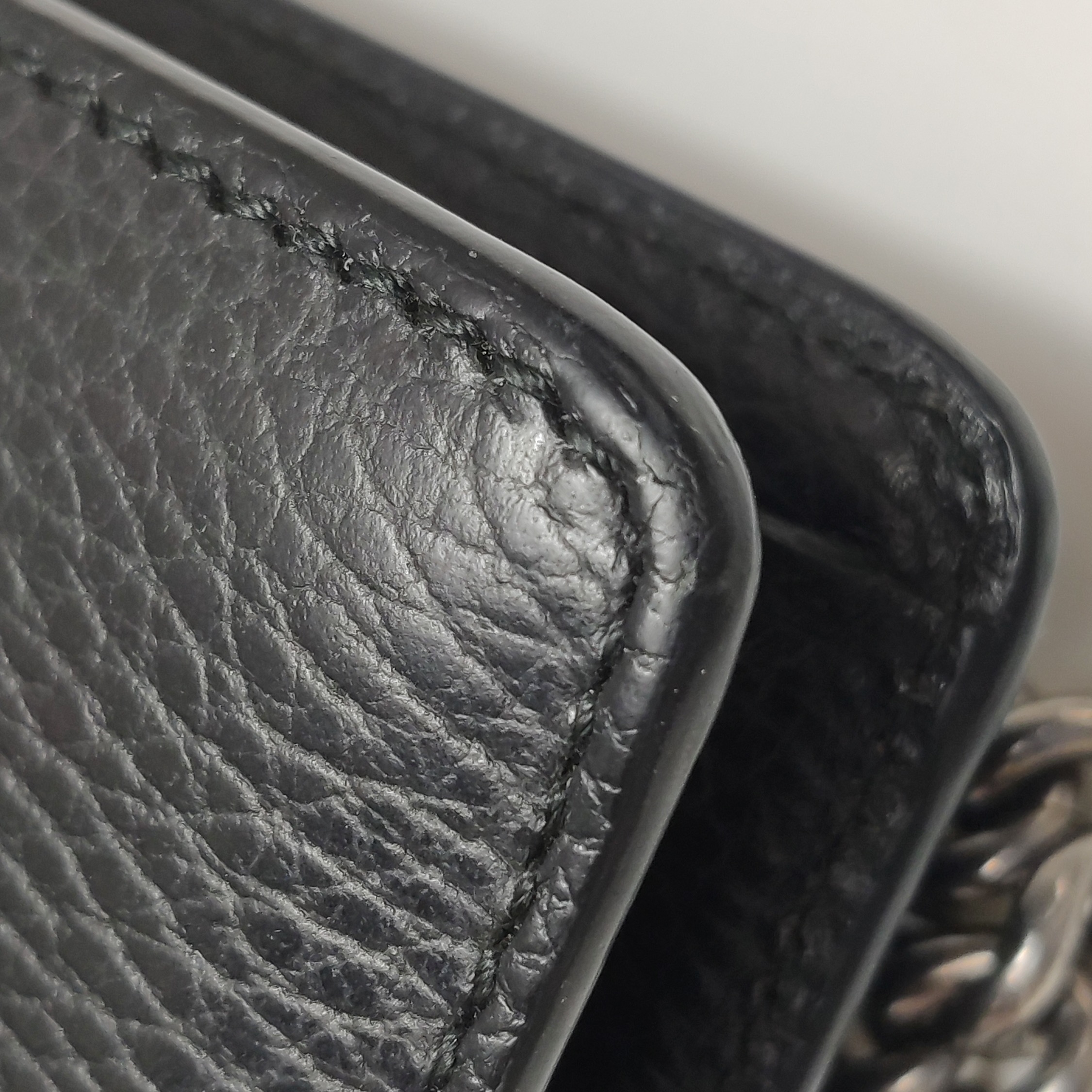 Gucci Calfskin Mini Dionysus Chain Wallet Black — photo 12 of 15