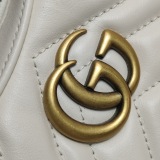 Gucci GG Marmont Half Moon Hobo Matelasse Leather Small — thumbnail 11