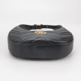 Gucci GG Marmont Half Moon Hobo Matelasse Leather Small — thumbnail 6