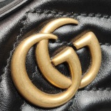 Gucci GG Marmont Half Moon Hobo Matelasse Leather Small — thumbnail 9