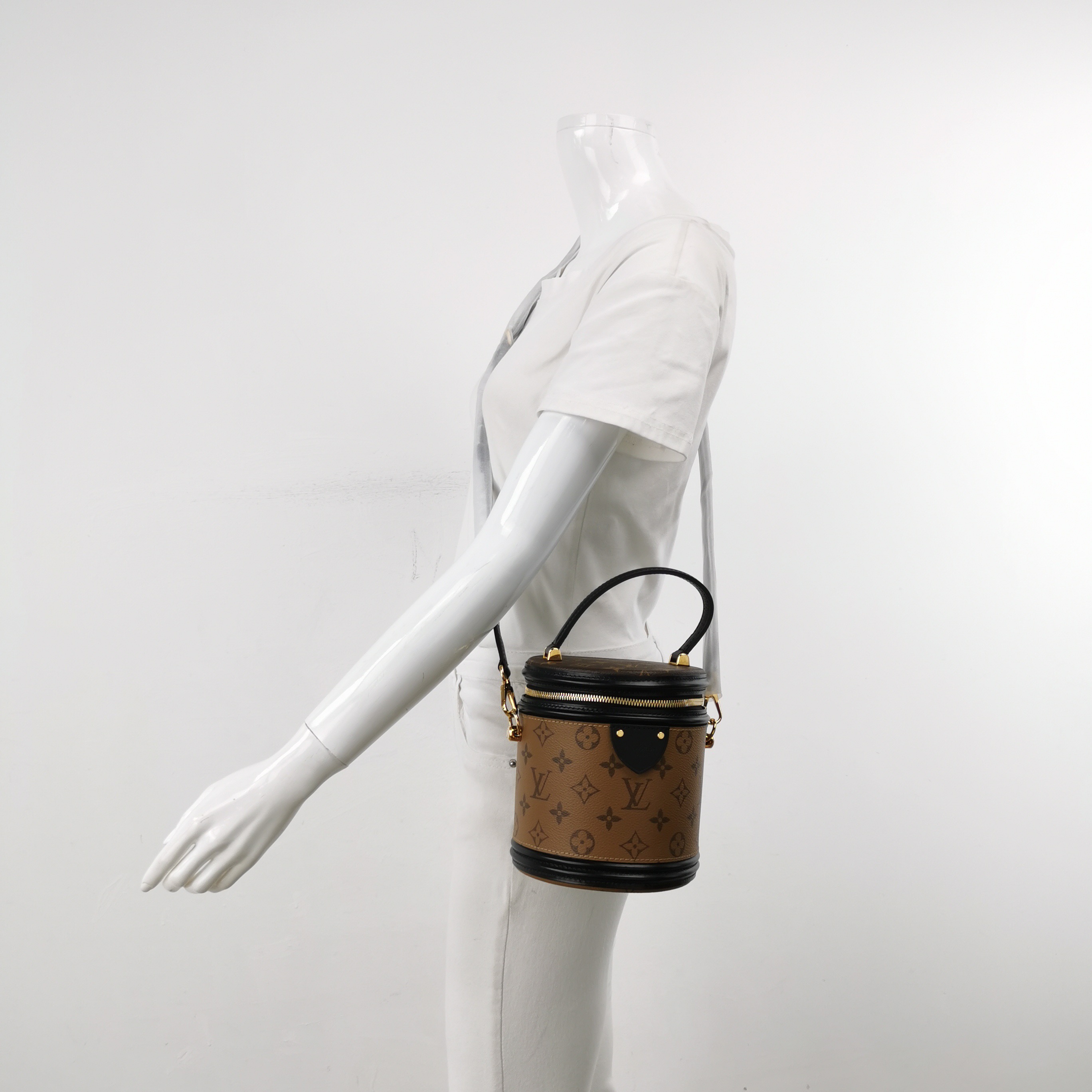 Louis Vuitton(LV) Cannes Handbag Reverse Monogram Canvas — alternate view