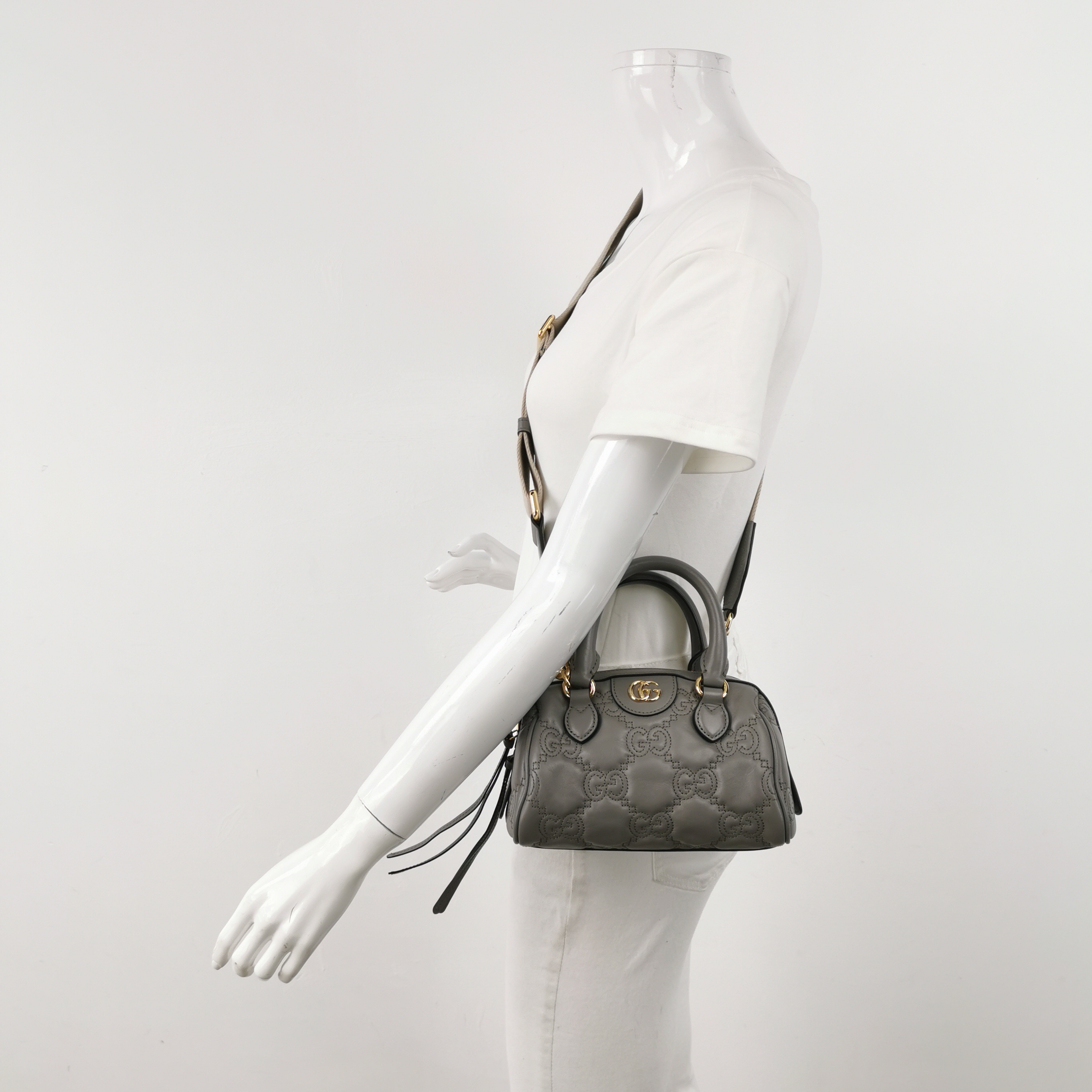Gucci Ophidia Convertible Boston Top Handle Bag GG Matelasse Leather Mini — alternate view
