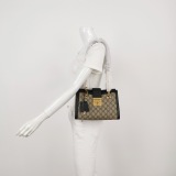 Gucci Padlock Chain Tote GG Coated Canvas with Leather Small — thumbnail 2