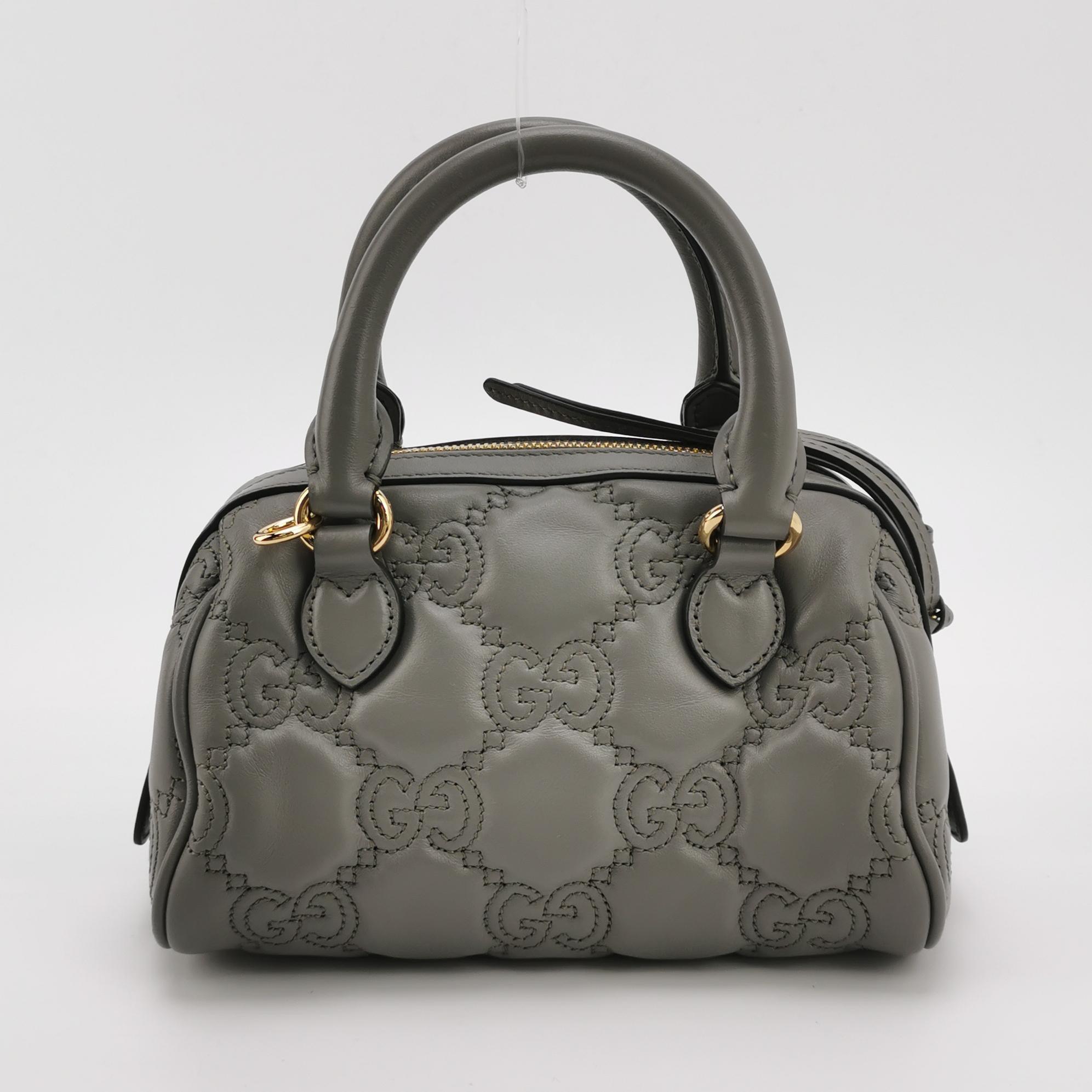 Gucci Ophidia Convertible Boston Top Handle Bag GG Matelasse Leather Mini — photo 3 of 14