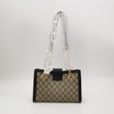 Gucci Padlock Chain Tote GG Coated Canvas with Leather Small — thumbnail 5