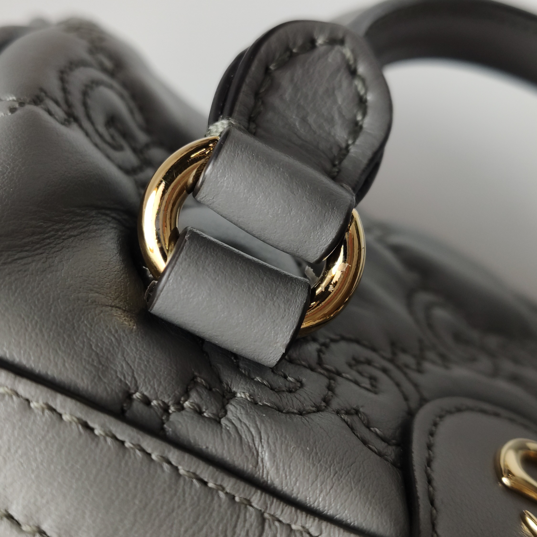 Gucci Ophidia Convertible Boston Top Handle Bag GG Matelasse Leather Mini — photo 10 of 14