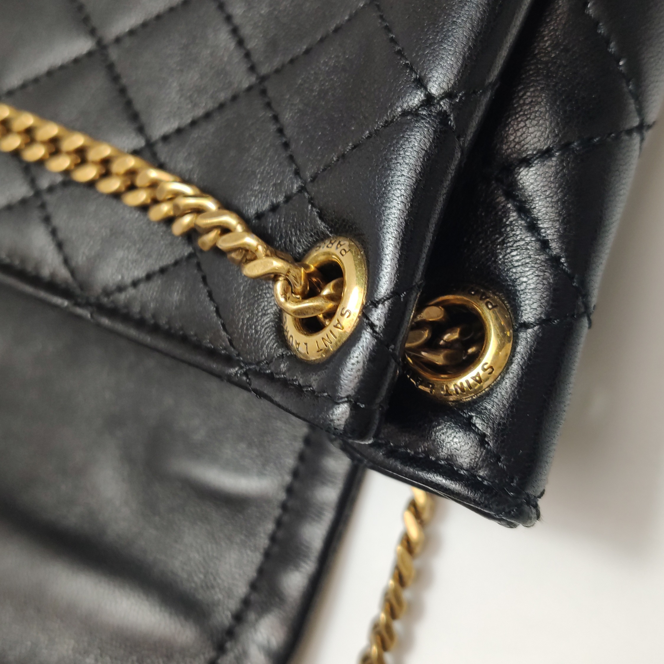 Saint Laurent Nolita Satchel Quilted Leather Mini — photo 16 of 20