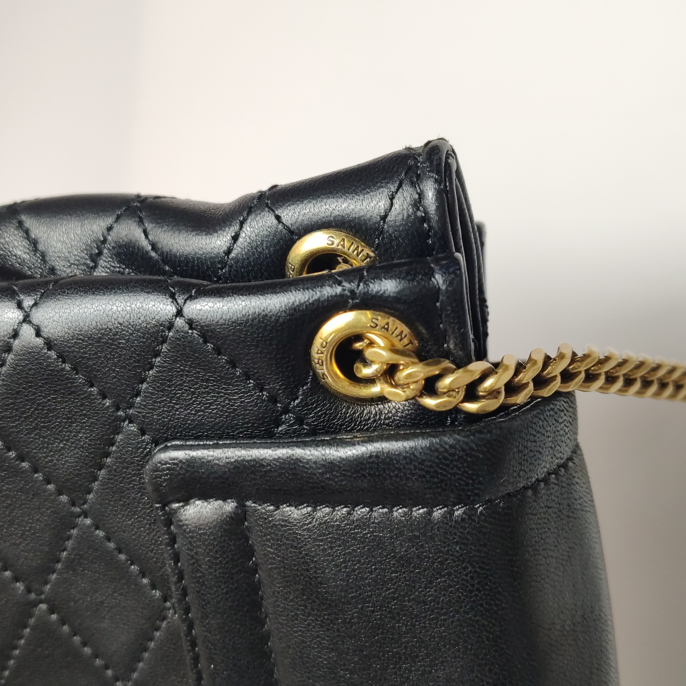 Saint Laurent Nolita Satchel Quilted Leather Mini — photo 17 of 20