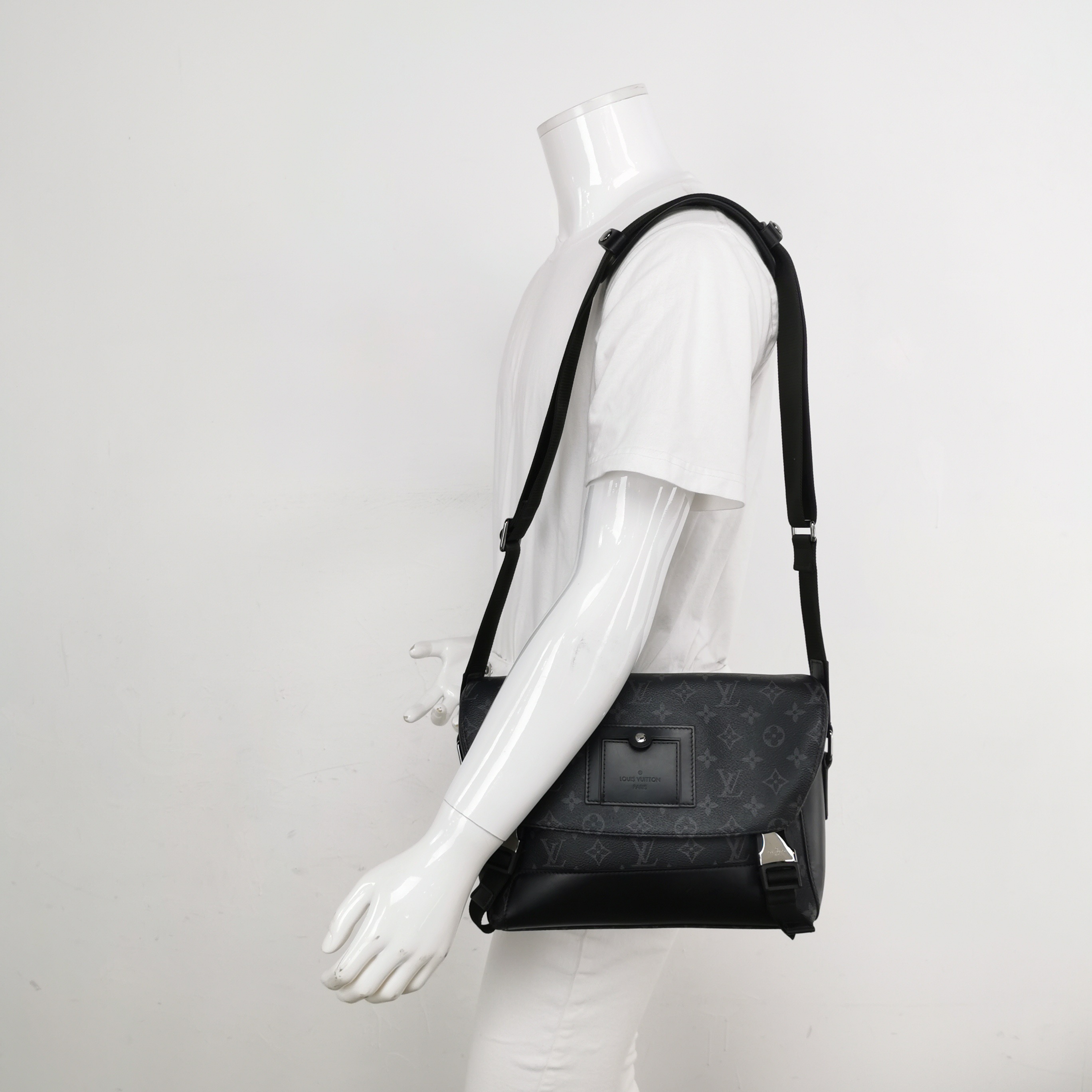 Louis Vuitton(LV)  Voyager PM Monogram Coated Canvas Black — alternate view