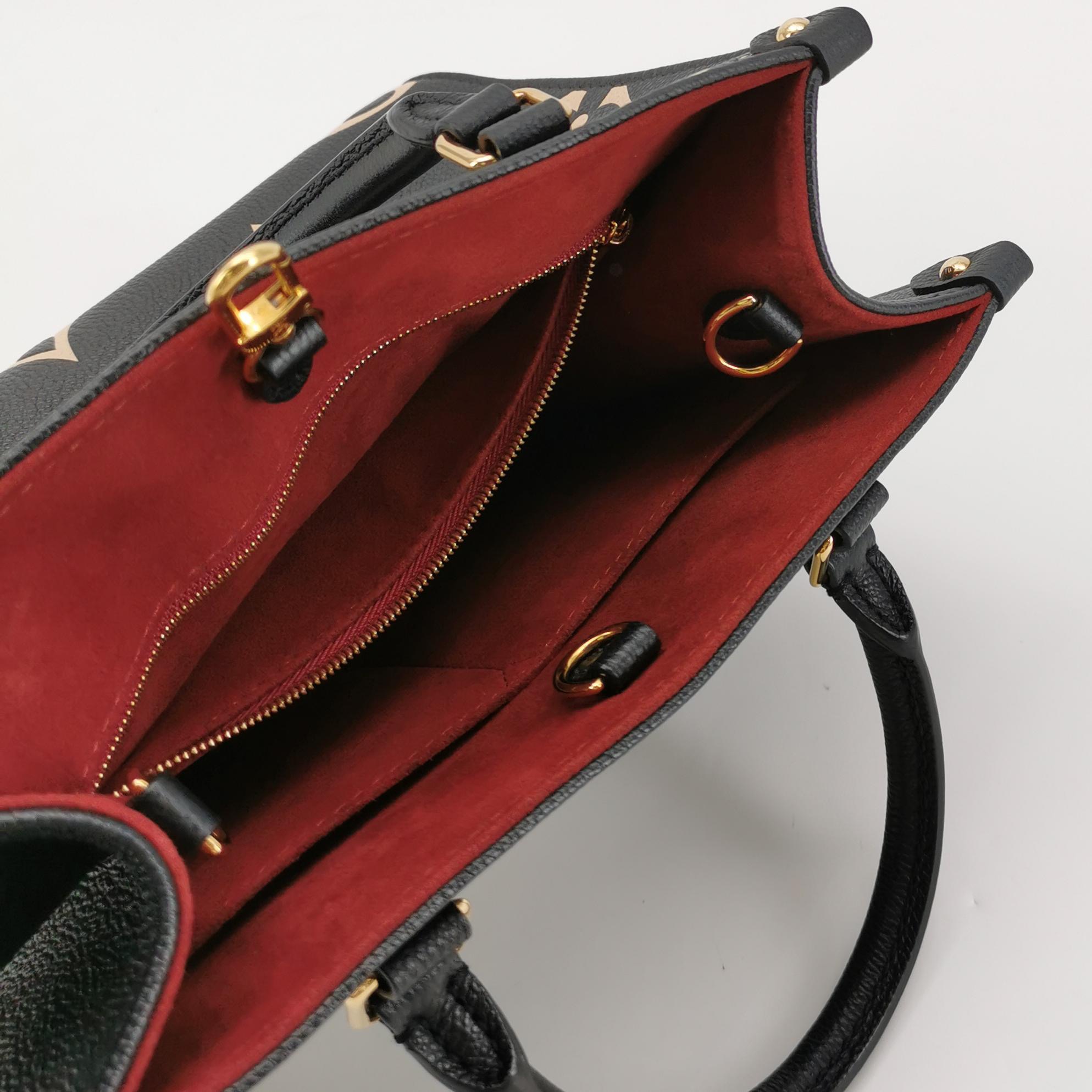 Louis Vuitton(LV) OnTheGo Tote Bicolor Monogram Empreinte Giant PM — photo 7 of 14