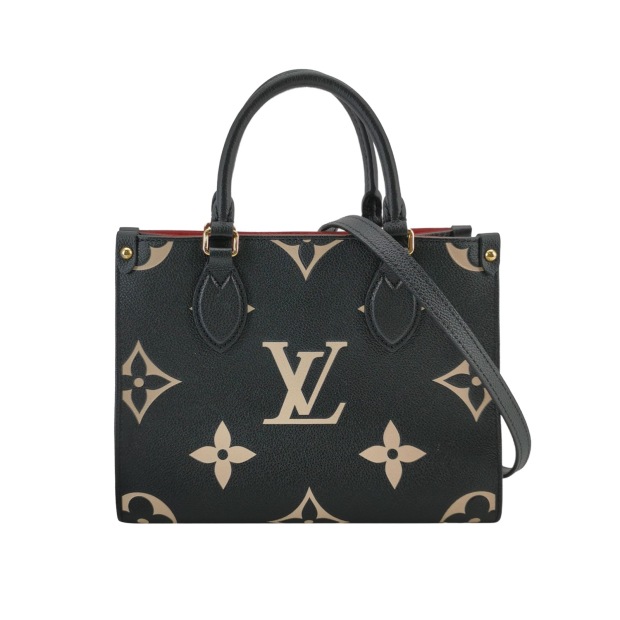 Louis Vuitton(LV) OnTheGo Tote Bicolor Monogram Empreinte Giant PM — pre-owned, Vierlot