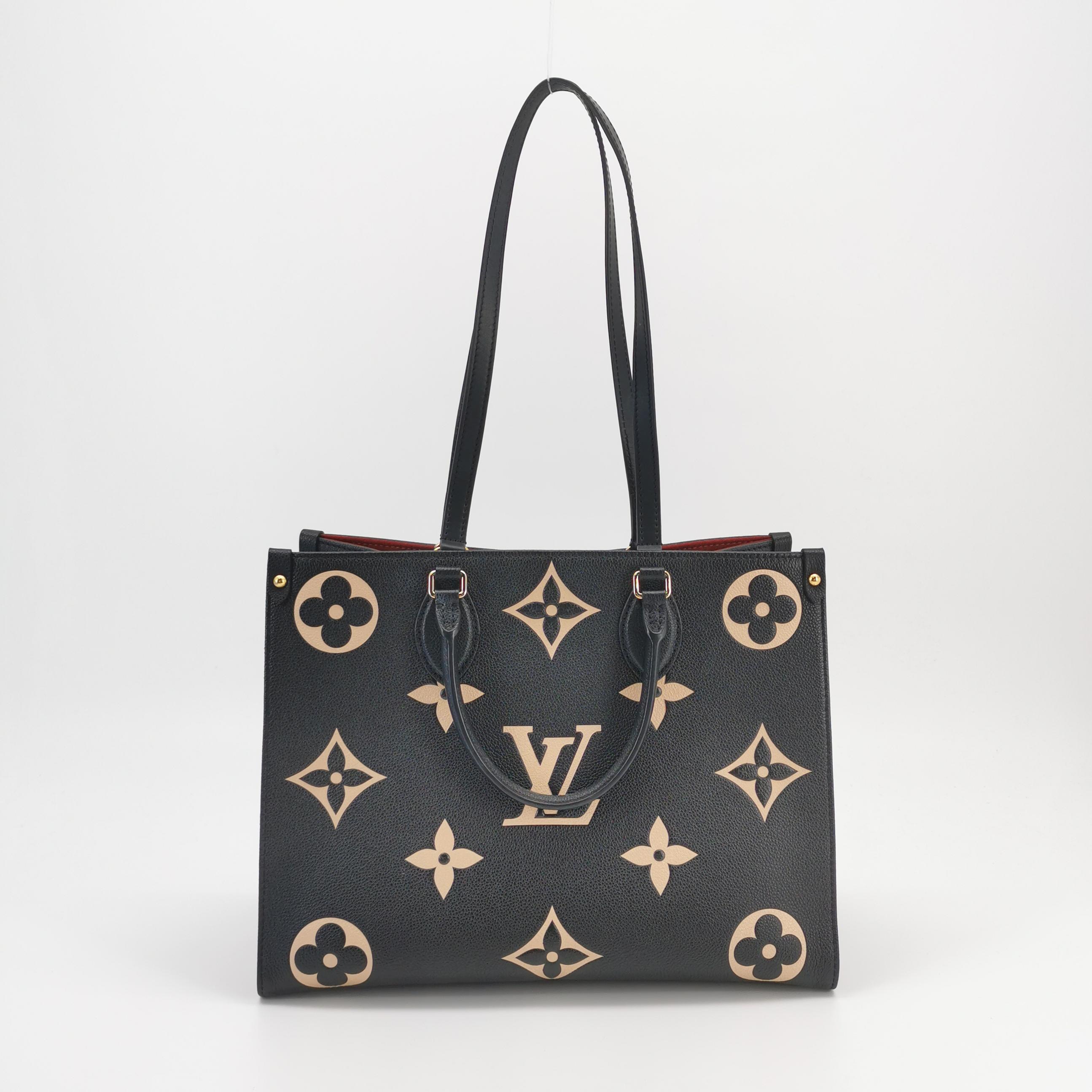 Louis Vuitton(LV) OnTheGo Tote Bicolor Monogram Empreinte Giant MM — photo 3 of 12