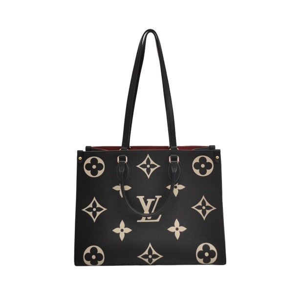 Louis Vuitton(LV) OnTheGo Tote Bicolor Monogram Empreinte Giant MM — pre-owned, Vierlot
