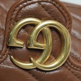 Gucci GG Marmont Flap Bag Diagonal Quilted Leather Super Mini — thumbnail 12