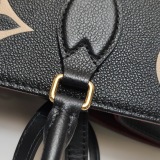 Louis Vuitton(LV) OnTheGo Tote Bicolor Monogram Empreinte Giant MM — thumbnail 10