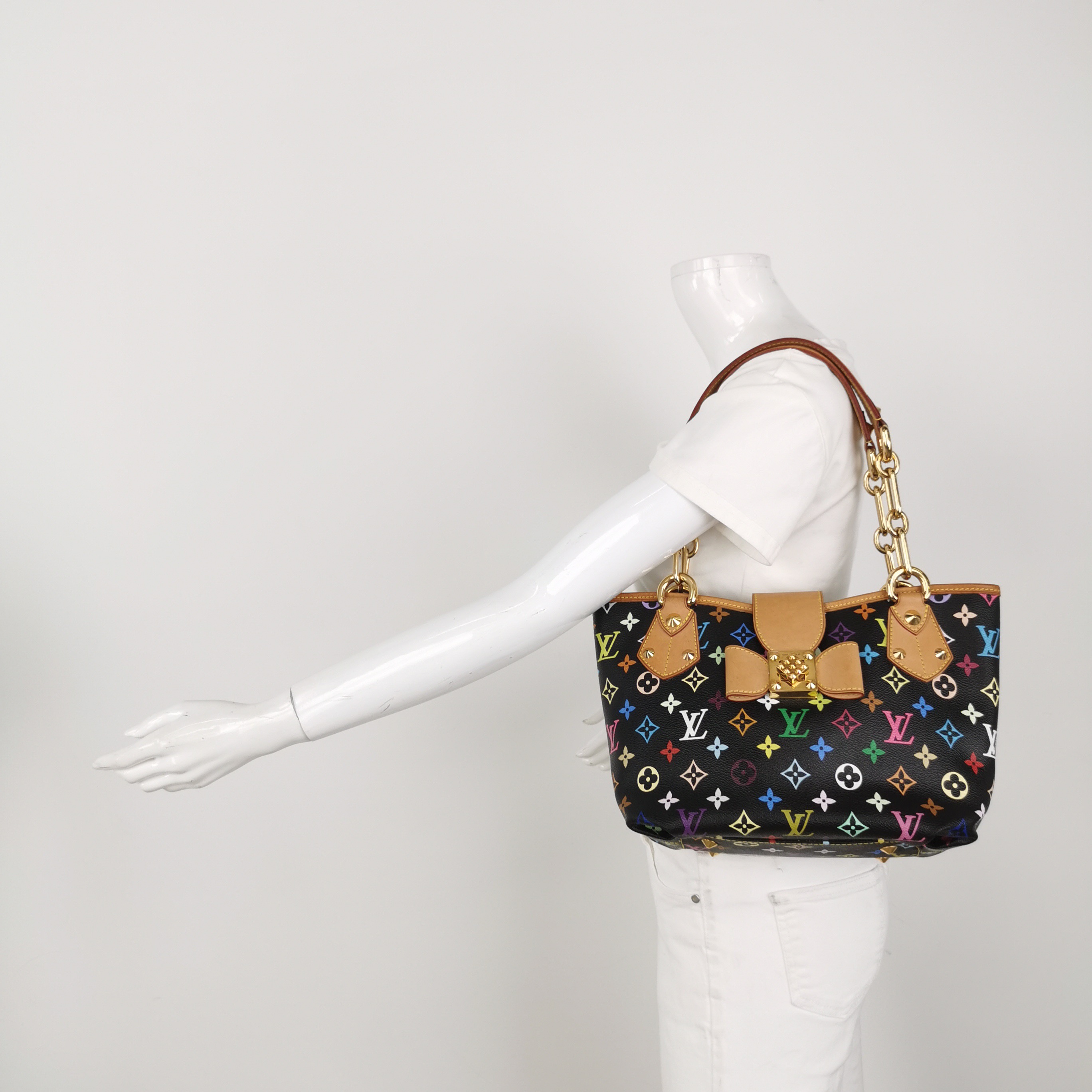 Louis Vuitton(LV) Annie Handbag Monogram Multicolor MM — alternate view