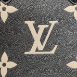Louis Vuitton(LV) OnTheGo Tote Bicolor Monogram Empreinte Giant MM — thumbnail 10