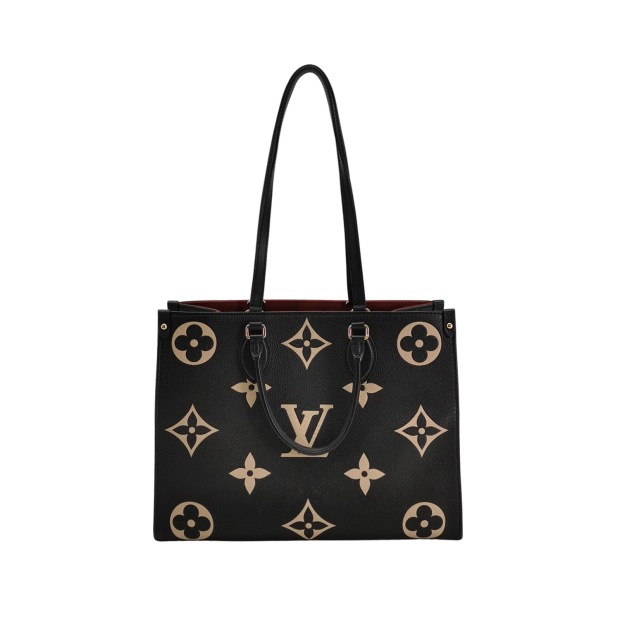 Louis Vuitton(LV) OnTheGo Tote Bicolor Monogram Empreinte Giant MM — pre-owned, Vierlot