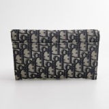 Christian Dior Saddle Chain Wallet Oblique Canvas — thumbnail 4