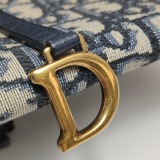Christian Dior Saddle Chain Wallet Oblique Canvas — thumbnail 9