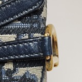 Christian Dior Saddle Chain Wallet Oblique Canvas — thumbnail 19