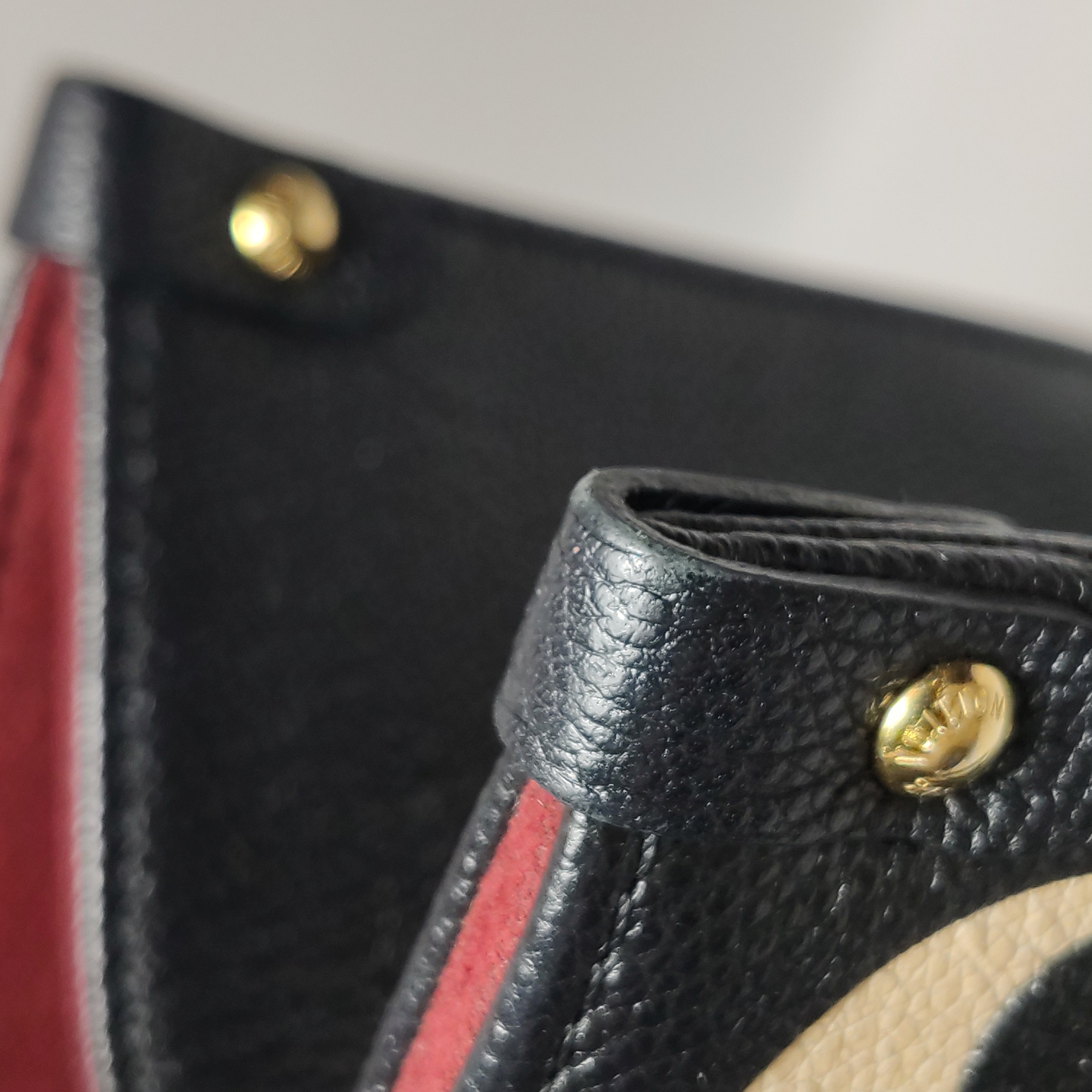 Louis Vuitton(LV) OnTheGo Tote Bicolor Monogram Empreinte Giant MM — photo 12 of 15