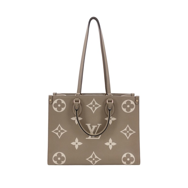 Louis Vuitton(LV) OnTheGo Tote Bicolor Monogram Empreinte Giant MM — pre-owned, Vierlot