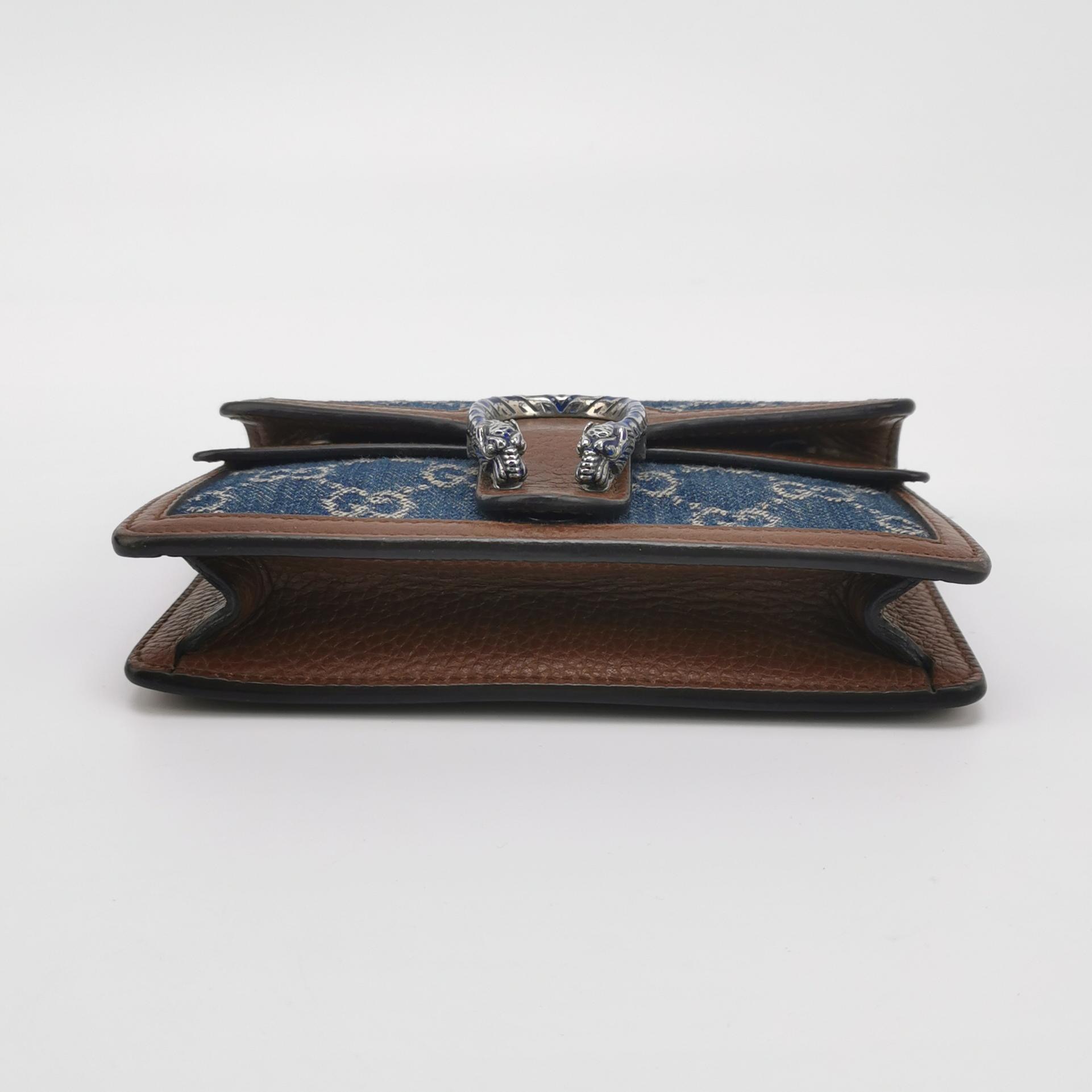 Gucci Dionysus Bag GG Denim Super Mini — photo 6 of 15