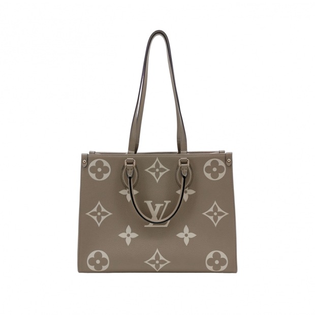 Louis Vuitton(LV) OnTheGo Tote Bicolor Monogram Empreinte Giant MM — pre-owned, Vierlot