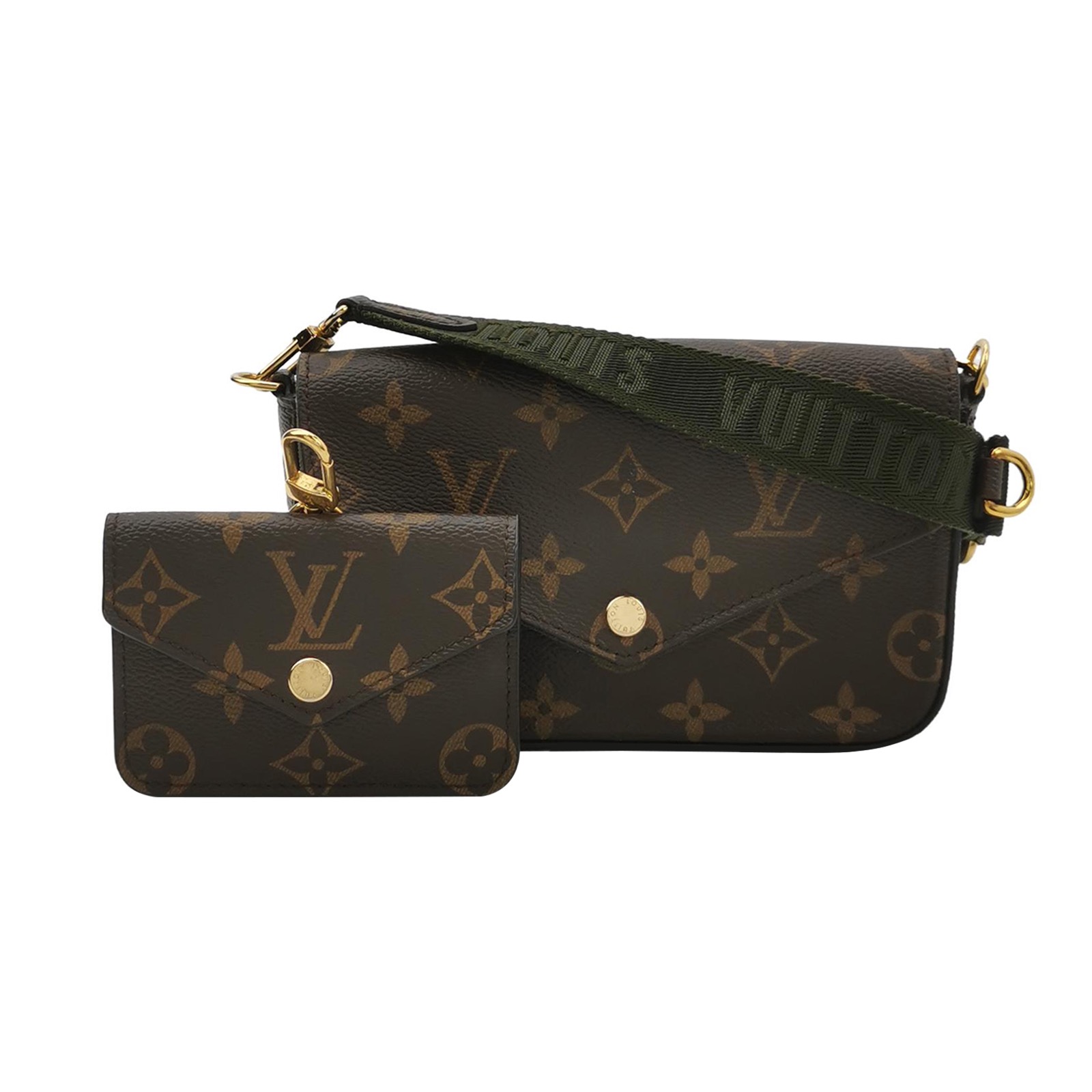 Louis Vuitton(LV) Felicie Strap & Go Handbag Monogram Canvas — photo 1 of 19