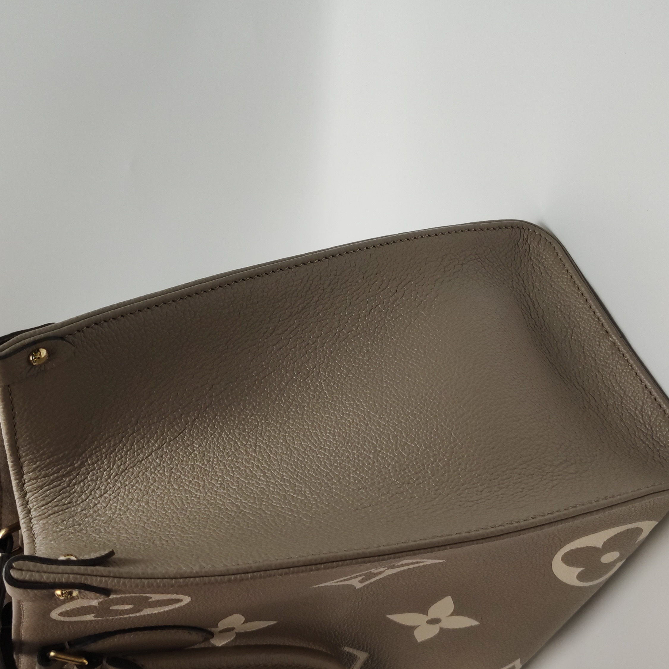 Louis Vuitton(LV) OnTheGo Tote Bicolor Monogram Empreinte Giant MM — photo 13 of 14