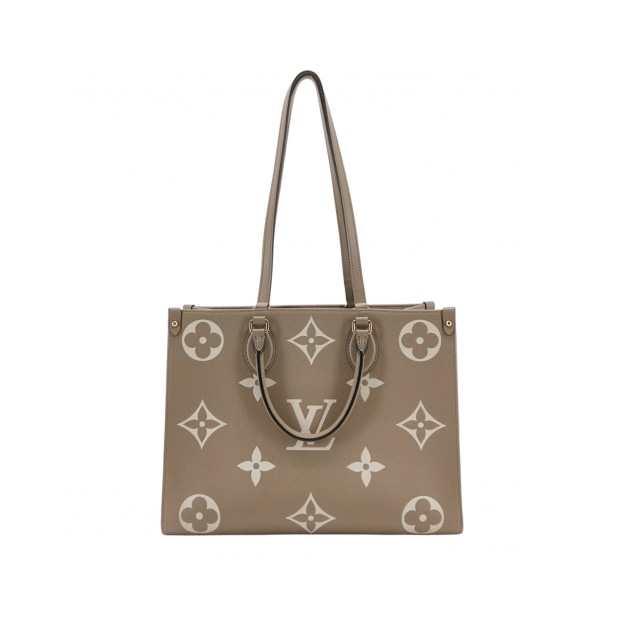 Louis Vuitton(LV) OnTheGo Tote Bicolor Monogram Empreinte Giant MM — pre-owned, Vierlot