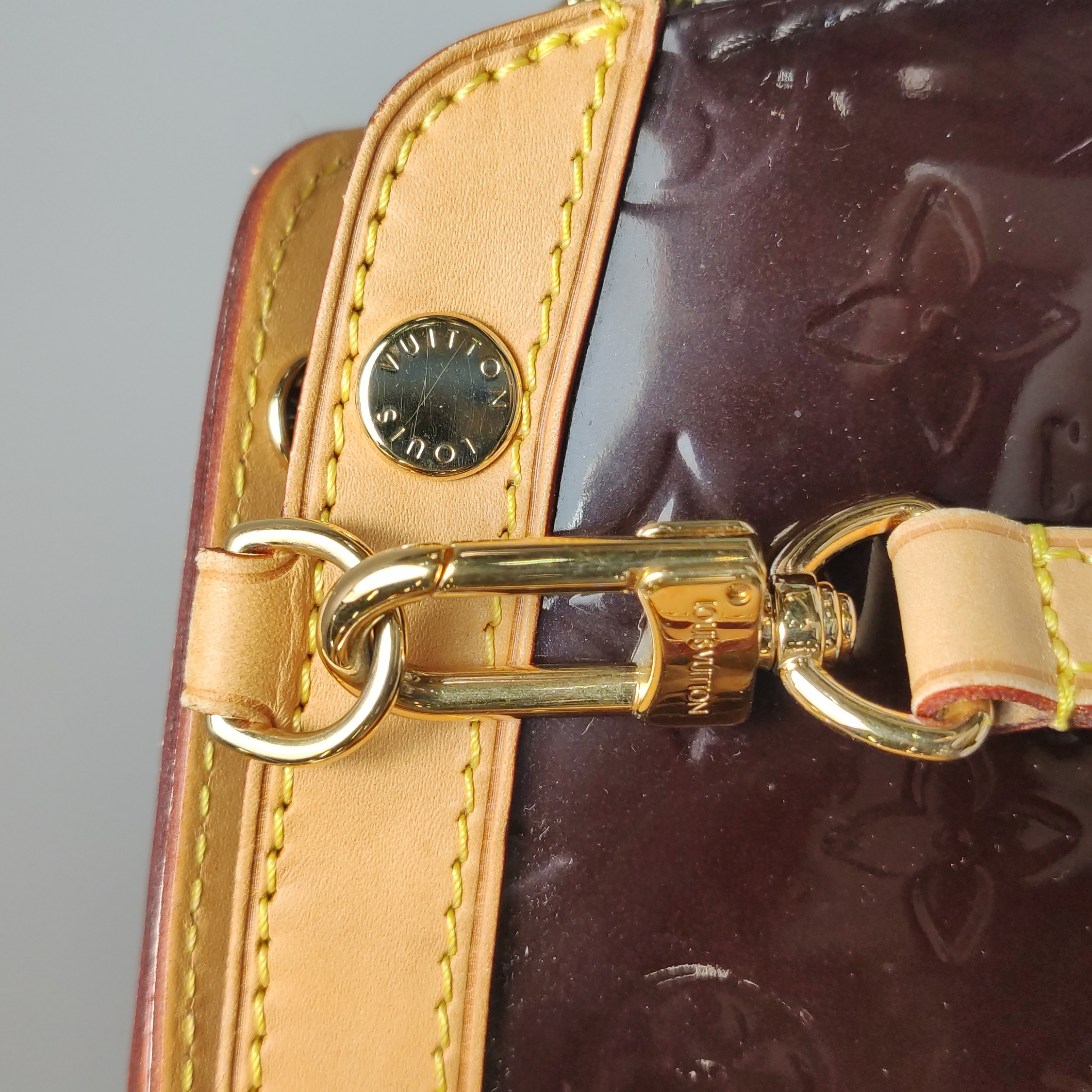 Louis Vuitton(LV) Brea Handbag Monogram Vernis MM — photo 19 of 23