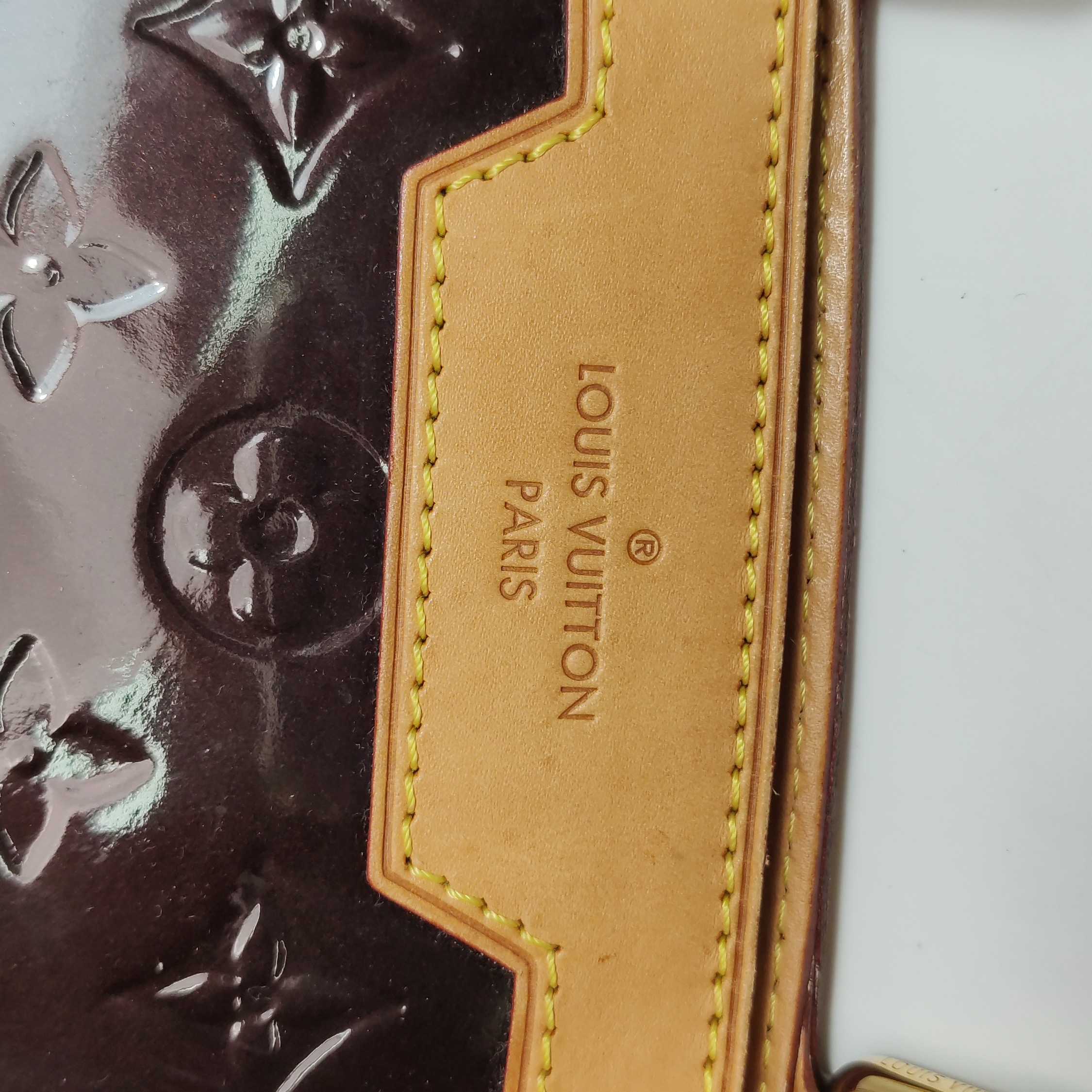 Louis Vuitton(LV) Brea Handbag Monogram Vernis MM — photo 9 of 23